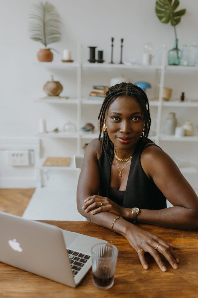 Mathilde Boateng – fondatrice de La Fabrique d’un Clic, webdesigner pour entrepreneures